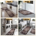 thumbnail image 4 of Juego de alfombras de cocina Voanos Kitchen Rules, 2 piezas, color marrón, 4 of 7