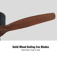 thumbnail image 5 of Wellspeed Farmhouse 52 in. Indoor Low Profile Ceiling Fan with 3 Solid Wood Blades, Without Light, 5 of 12