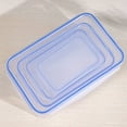 thumbnail image 5 of Yika Tupperware Kitchen Refrigerator Rectangular Food Container Microwave Heat Plastic Lunch Box Food Lunch Box Fruit Storage Sealed Box D, 5 of 12