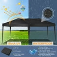 thumbnail image 4 of SANOPY 10' x 20' Pop Up Canopy Tent Easy Set-up Outdoor Patio Canopy Straight Leg Instant Shelter Portable Heavy Duty Commercial Party Gazebo with Carrying Bag, 4 of 13