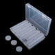 thumbnail image 2 of 100x Cápsulas De Monedas De Plástico Cajas De Almacenamiento De Monedas Contenedor Vitrina 27mm Sunnimix Caja contenedor de almacenamiento de monedas, 2 of 8