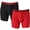 Black/Red, variant on Under Armour Men's Original Series 2-Pack Boxerjock Boxer Briefs 1282508 BLK/RED