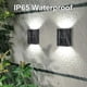 thumbnail image 4 of Set Of 2 Outdoor Solar Wall Lights Cool White, 4 of 5