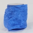 thumbnail image 2 of The Ribbon People Blue Crinkled Solid Wired Craft Ribbon 6" x 27 Yards, 2 of 2