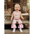 thumbnail image 4 of BemeyourBBs Toddler Baby Girl Duck Hunting Outfit Camouflage Romper Overalls One Piece Summer Clothes Baby Girl Animal Embroidery Sleeveless Bell Bottom Jumpsuits Overalls, 4 of 9