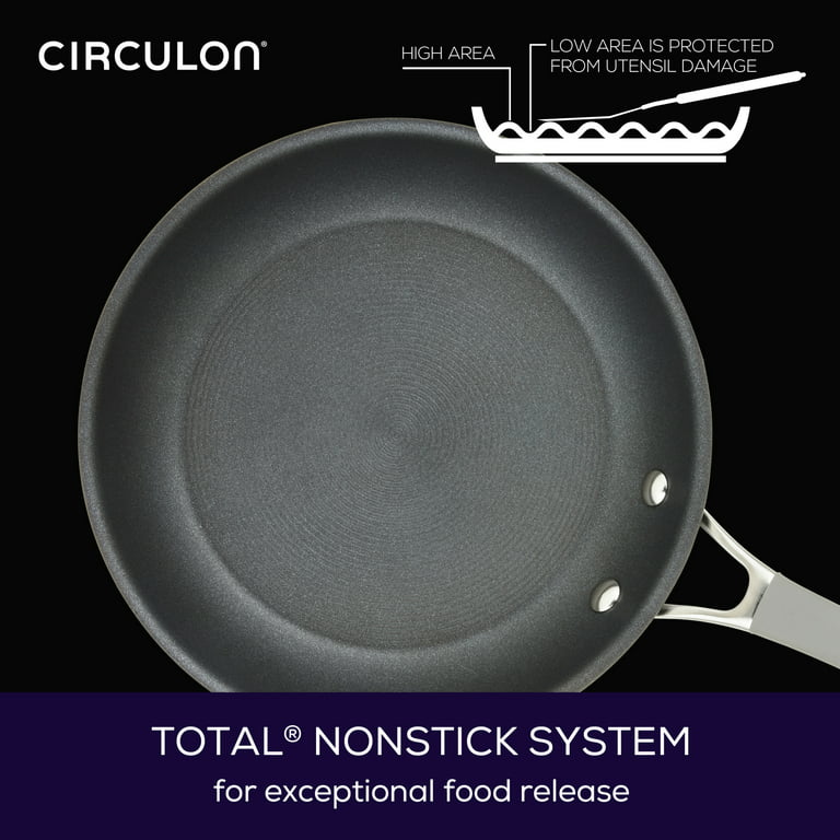  Circulon 84569 Elementum Hard Anodized Nonstick Stock Pot /  Stockpot with Lid - 7.5 Quart, Gray: Home & Kitchen