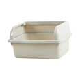 thumbnail image 2 of Open Top Pet Litter Tray with High Sides Cat Litter Box Reusable Large Space Small White, 2 of 8