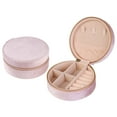 thumbnail image 2 of Unique Bargains Jewelry Box Small PU Leather Jewelry Organizer Case Storage Display Holder Pink, 2 of 8
