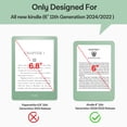 thumbnail image 2 of Protector de pantalla CoBak de cristal templado de 6 pulgadas para Kindle 2024, 2 of 7