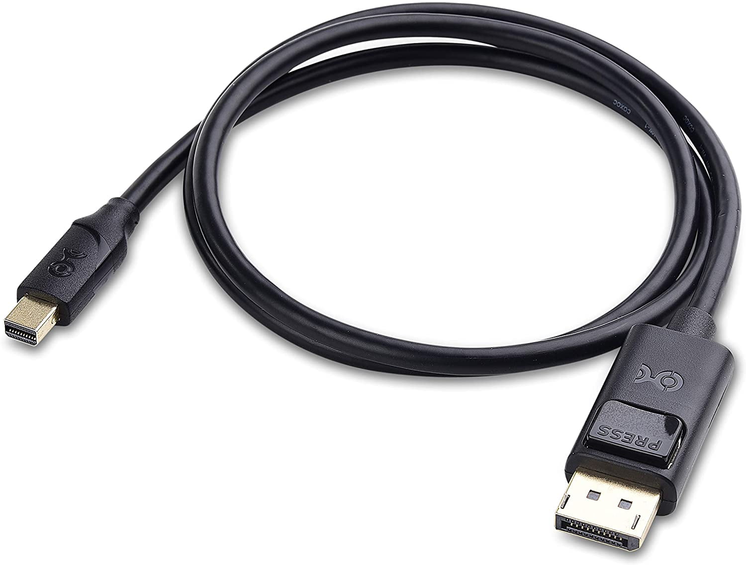 Cable Matters Mini DisplayPort To DisplayPort 1.4 Cable 6ft - 8K@60Hz HDR, 32.4Gbps, Gold Plated, For Gaming Monitors & Thunderbolt 2