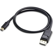 Cable Matters Mini DisplayPort to DisplayPort Cable (DisplayPort to Mini DisplayPort 1.4 Cable) with 8K 60Hz Video Resolution and HDR in Black 6 Feet - Thunderbolt and Thunderbolt 2 Port Compatible