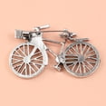 thumbnail image 3 of Miangastore Creative Rhinestone Bike Brooch Metal Lapel Pin Clothing Bike Brooch Decor, 3 of 7