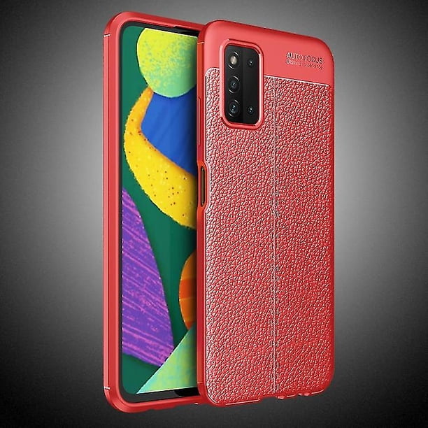 Funda de TPU con textura de lichi para Samsung Galaxy F52 5g, a prueba de golpes