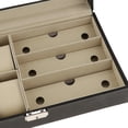 thumbnail image 3 of Elegante Reloj Elegante Gafas de terre Titular Organizador Caja De Almacenamiento Caja Con Almohada Yotijar Caja de almacenamiento para gafas de sol, 3 of 10