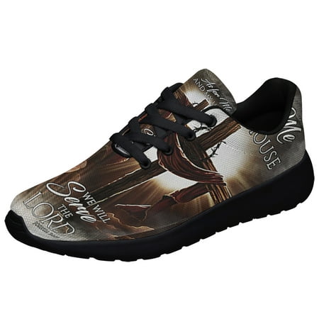 

Jesus ChriStAs For Me And My House Shoes Sneakers Black Size 9.5