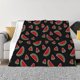 thumbnail image 1 of Fotbe Watermelon Manta de Franela con Estampado, Manta Ultrasuave para Cama, Sofá, Auto, Hipoalergénica y Antibolitas-40"x30", 1 of 6