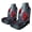 Color, variant on Red Rose Fantasy. Car Seat Covers Pack of 2 Universal Front Seat Protective Cover