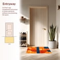 thumbnail image 3 of ODIKA 5'x7' Machine Washable Non-Slip Area Rug, Retro Architectural Inspired Decorative With Striking Design High Traffic Rug, Orange, 136890, 3 of 7