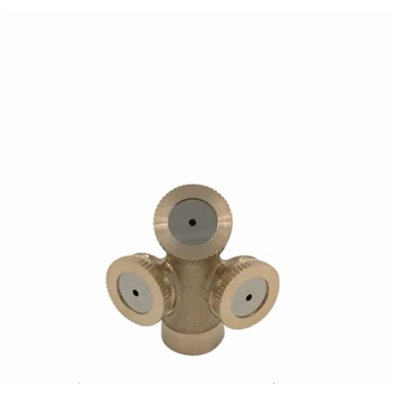 PURELY- Adjustable Brass Spray Misting Nozzle Garden Sprinkler Irrigation Fit 3 Hole