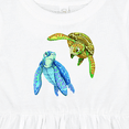 thumbnail image 4 of Inktastic Sea Turtles Swimming Together Girls Baby Dress, 4 of 5