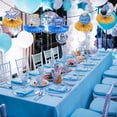 thumbnail image 5 of Centros de mesa de graduación de la clase de 2024 para decoración de mesas, adornos para fiestas (Tono azul + dorado), 5 of 5