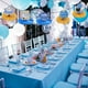 thumbnail image 5 of Centros de mesa de graduación de la clase de 2024 para decoración de mesas, adornos para fiestas (Tono azul + dorado), 5 of 5