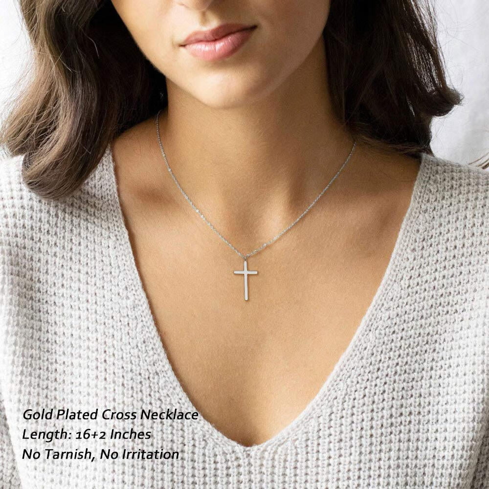 New Arrival Gold Plated Cross Pendant Necklace Simple Vintage Cross  Micro-Inlaid Zircon Ladies Jewelry for Women - China Cross Pendant Necklace  and Vintage Cross Necklace price | Made-in-China.com