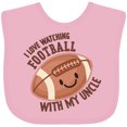 thumbnail image 3 of Inktastic I Love Watching Football with My Uncle Boys or Girls Baby Bib, 3 of 4