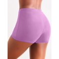 thumbnail image 3 of Trajes de baño para mujer, 2 piezas, trajes de baño, conjuntos de tankini, top de natación con pantalones cortos, color morado 2XL, 3 of 5