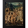 thumbnail image 2 of Bermejo, Bartolome 12x14 Black Modern Framed Museum Art Print Titled - Descent of Christ into Limbo, 2 of 5