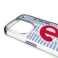 thumbnail image 3 of Philadelphia Phillies Text Backdrop Clear iPhone Case, 3 of 7