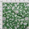 thumbnail image 3 of oneOone Cotton Cambric Green Fabric Jacobean Floral Silhouette Sewing Fabric By The Yard Printed Diy Clothing Sewing Supplies 42 Inch Wide, 3 of 4
