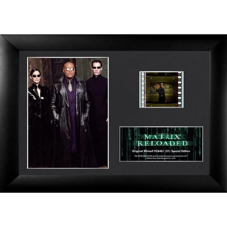 The Matrix Reloaded (S1) Minicell FilmCells Framed Desktop Presentation USFC6461 The Matrix Reloaded (S1) Minicell FilmCells Framed Desktop Presentation USFC6461