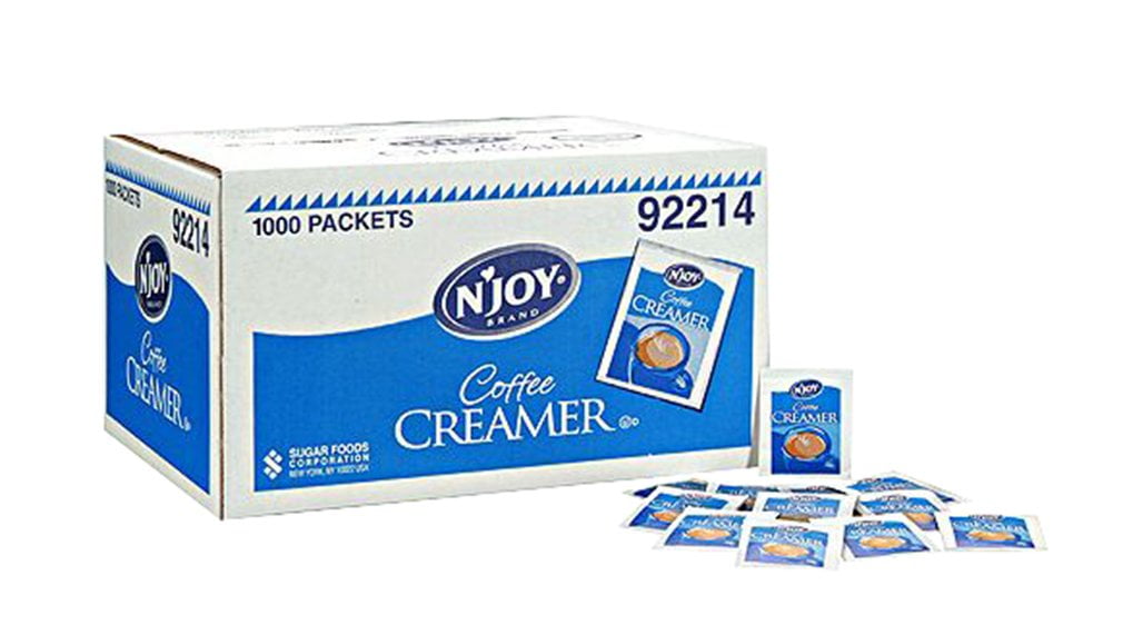 NJOY Nondairy Coffee Creamer Packets 1,000/2.5g