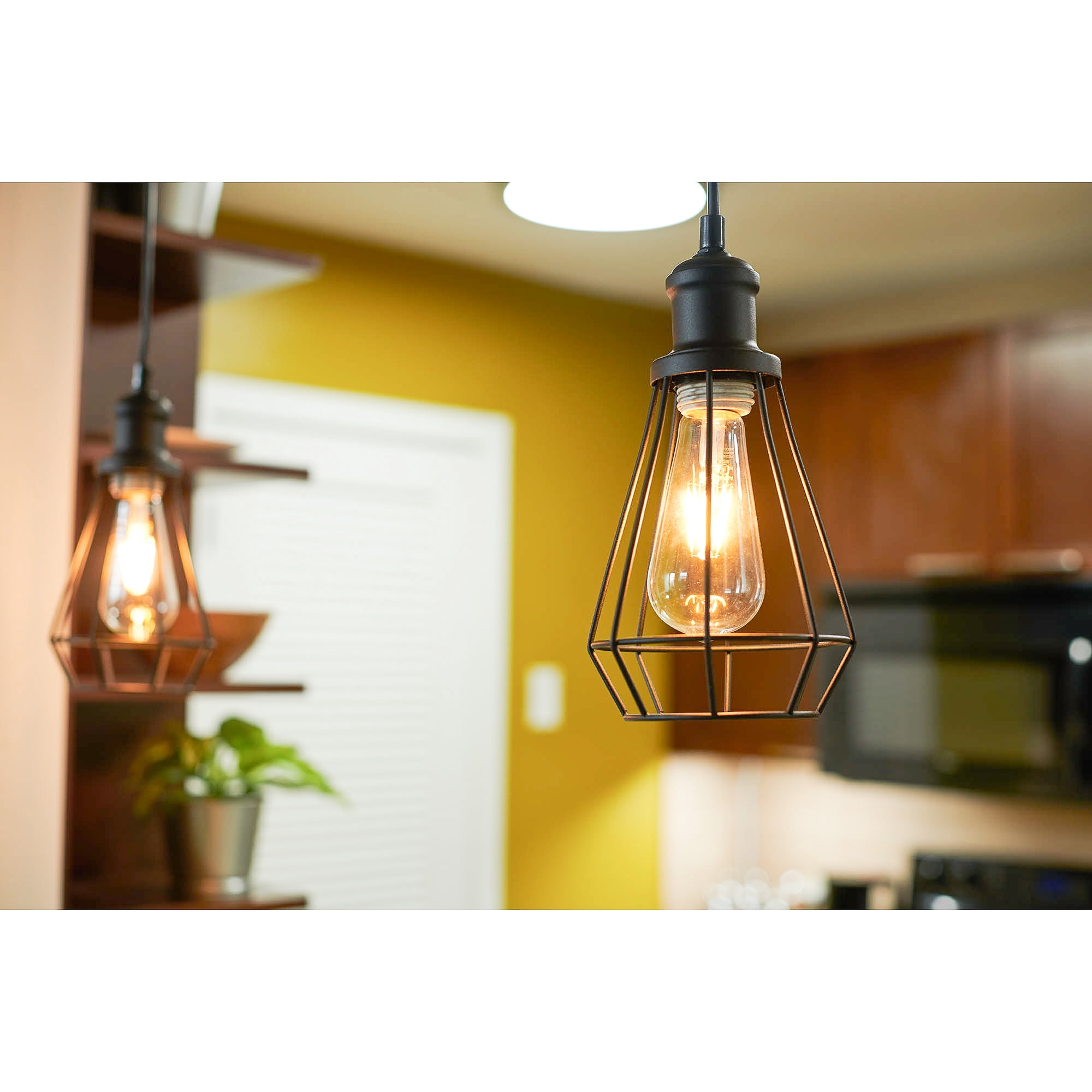 SYLVANIA LED ST19 Light Bulb, 40 Watt, Dimmable, Vintage, 4 Pack