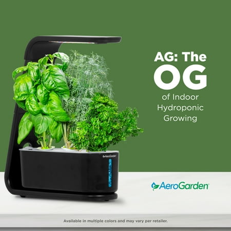 AeroGarden - Sprout - Easy Setup - Healthy cooking garden kit – 3 Gourmet Herb Pods included - White