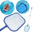thumbnail image 3 of Cheers US Pool Skimmer Net with Telescopic Pole Leaf Skimmer Mesh Rake Net for Spa Pond Swimming Pool, Pool Cleaner Supplies and Accessories, 3 of 7