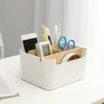 thumbnail image 6 of BAETEUY Storage Box Large Capacity Detachable Nordic Style Compartmented Compartment Remote Control Holder Household Supplies, 6 of 7