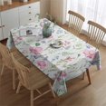 thumbnail image 2 of Pioneer Flower Rectangle Tablecloth 60"x84",Waterproof Polyester Rectangle Table Cloth, Wipeable Spillproof Polyester Tablecloth for Dining, Camping, Indoor and Outdoor, 2 of 5