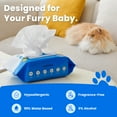 thumbnail image 6 of MWPO Unscented Pet Wipes for Dogs & Cats - 300 Count Dog Wipes for Cleaning Paws, Body, and Butt, Thick & Soft Hypoallergenic Pet Grooming Wipes, 6 of 8