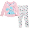 thumbnail image 4 of Blue's Clues & You! Little Girls T-Shirt and Leggings Outfit Set Infant to Little Kid, 4 of 5