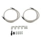 thumbnail image 1 of Adaptadores de accesorios de mangueras de acero inoxidable manguera enfriadora de transmisión de 70 pulgadas con adaptadores reemplazo flexible para automóviles y camiones ANGGREK  Otros, 1 of 8