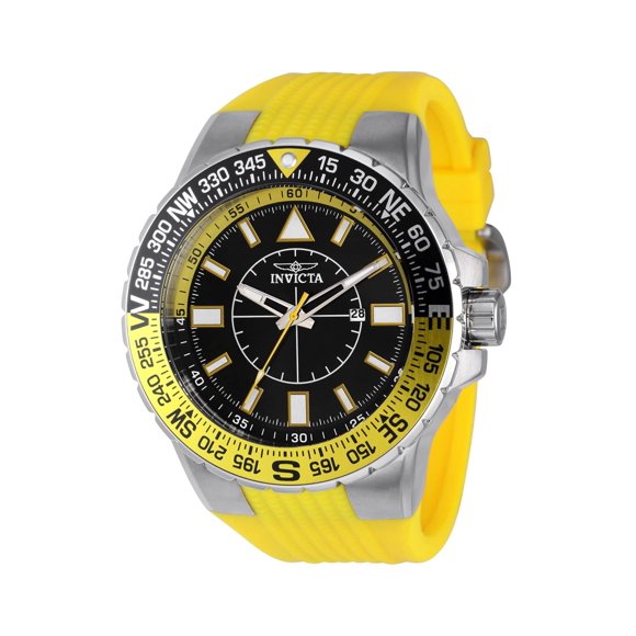 Invicta Aviator Quartz Black Dial Men's Watch 36981