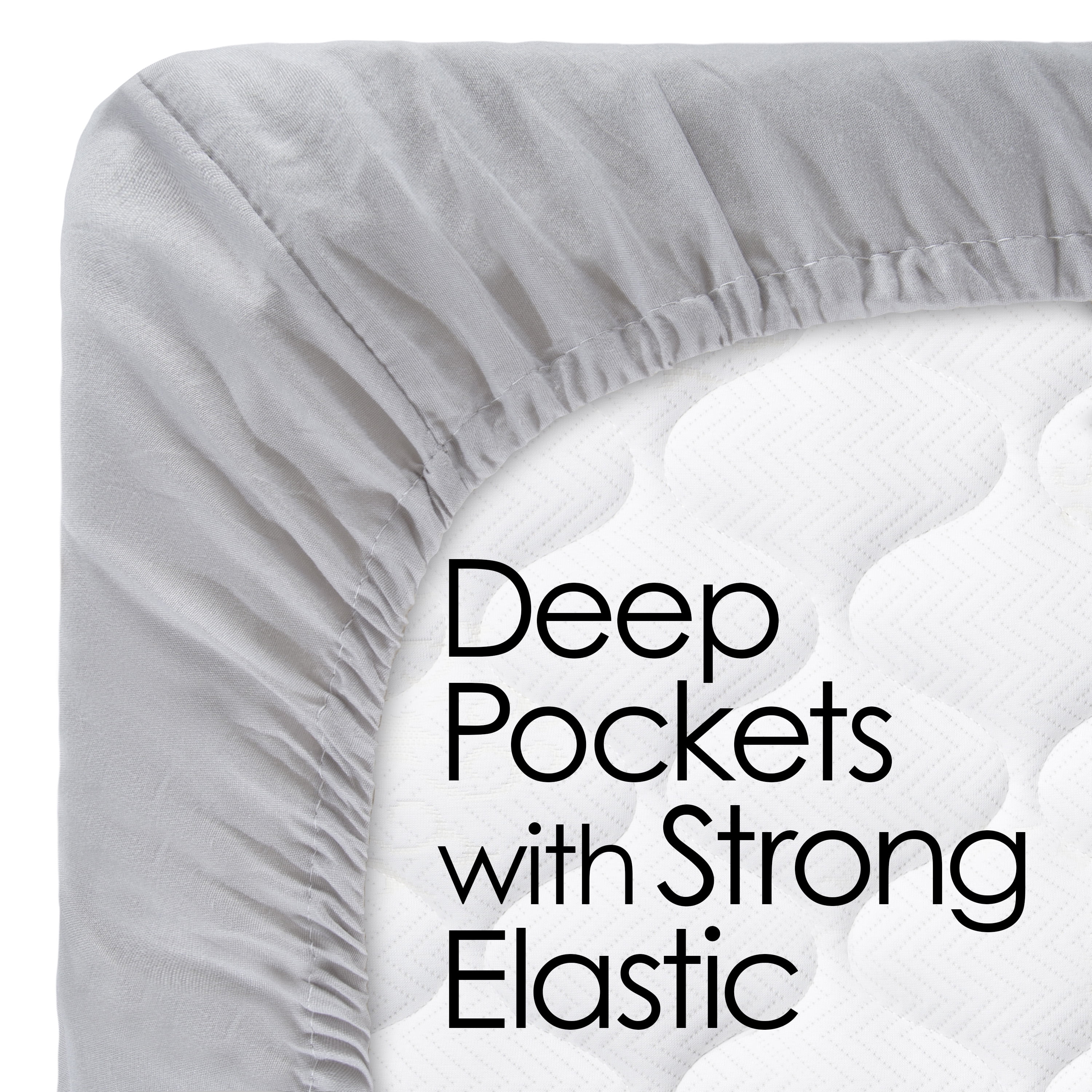 Lavish Home 4-Piece Microfiber Queen Sheet Set, Sage Green