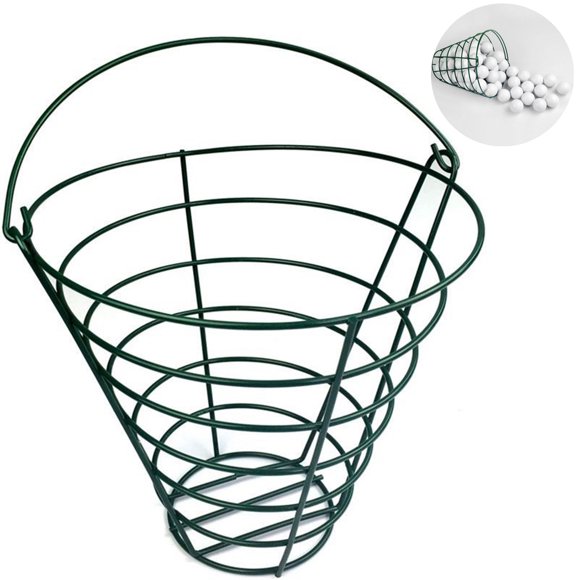 Bangcool Golf Bucket Portable Metal Golf Container Golf Basket with Top Handle