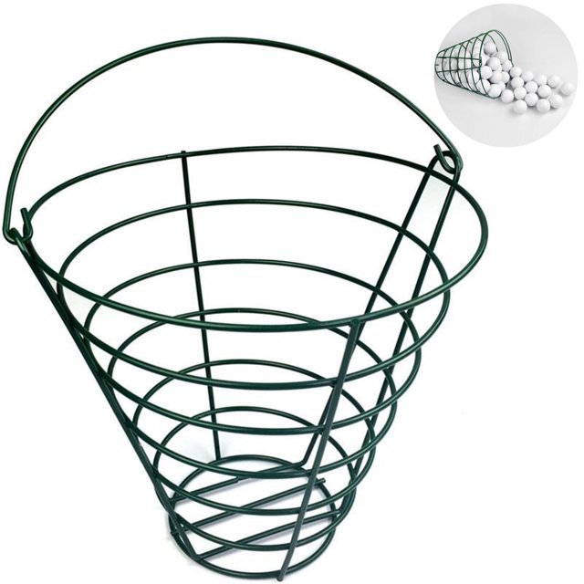 Bangcool Golf Bucket Portable Metal Golf Container Golf Basket with Top Handle