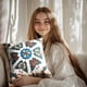 thumbnail image 5 of Stereo Embroidery Floral Pillowcase Sofa Pillowcase Living Room Cushion Pillowcase Decorative Ornaments, 5 of 6