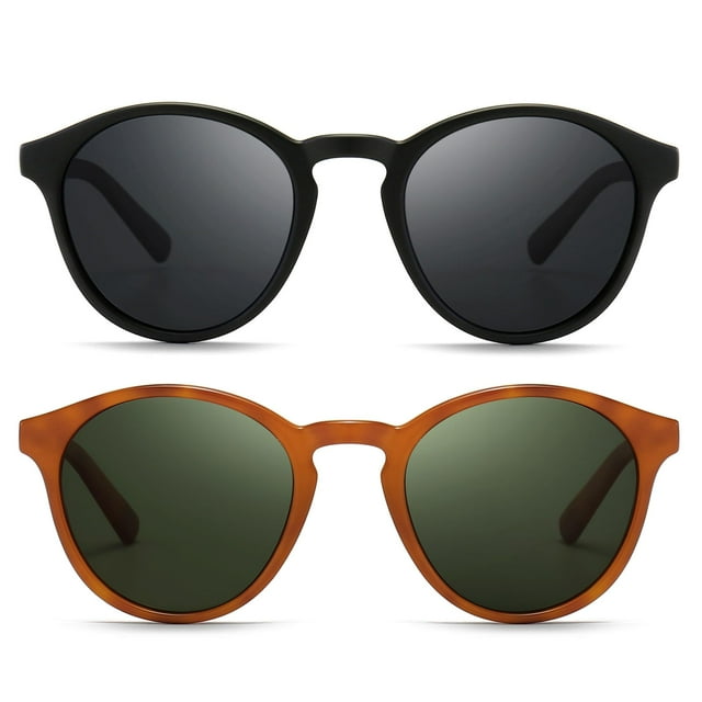 Gafas de sol SUNGAIT Classic Vintage Redondas Polarizadas SGT166SHH-HDML