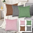 thumbnail image 1 of Fiudx Funda de Almohada Bohemia, Diseño de Textura Suave, Versátil, de Doble Cara, Estilo Moderno y Decorativo, Acogedora Decoración para El Hogar, Cómoda Decoración para Sofá o Dormitorio, Cremaller, 1 of 7