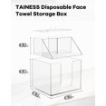 thumbnail image 2 of Caja de almacenamiento de toallas faciales TAINESS para Clean Skin Club Towel, 2 of 7